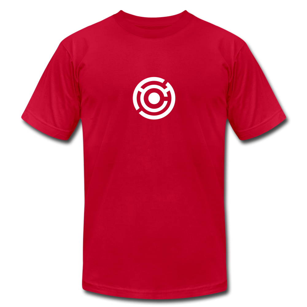 Unisex Jersey T-Shirt by Bella + Canvas - red