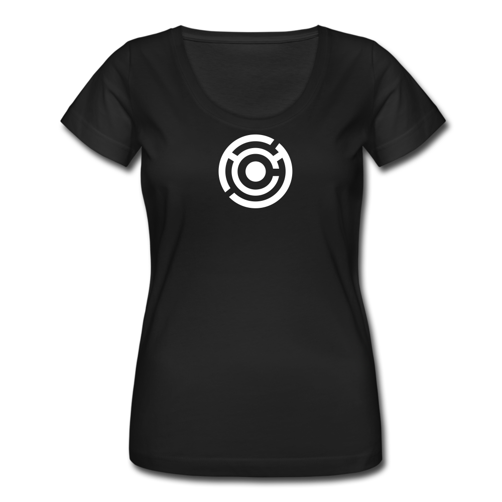 Women's Scoop Neck T-Shirt - black
