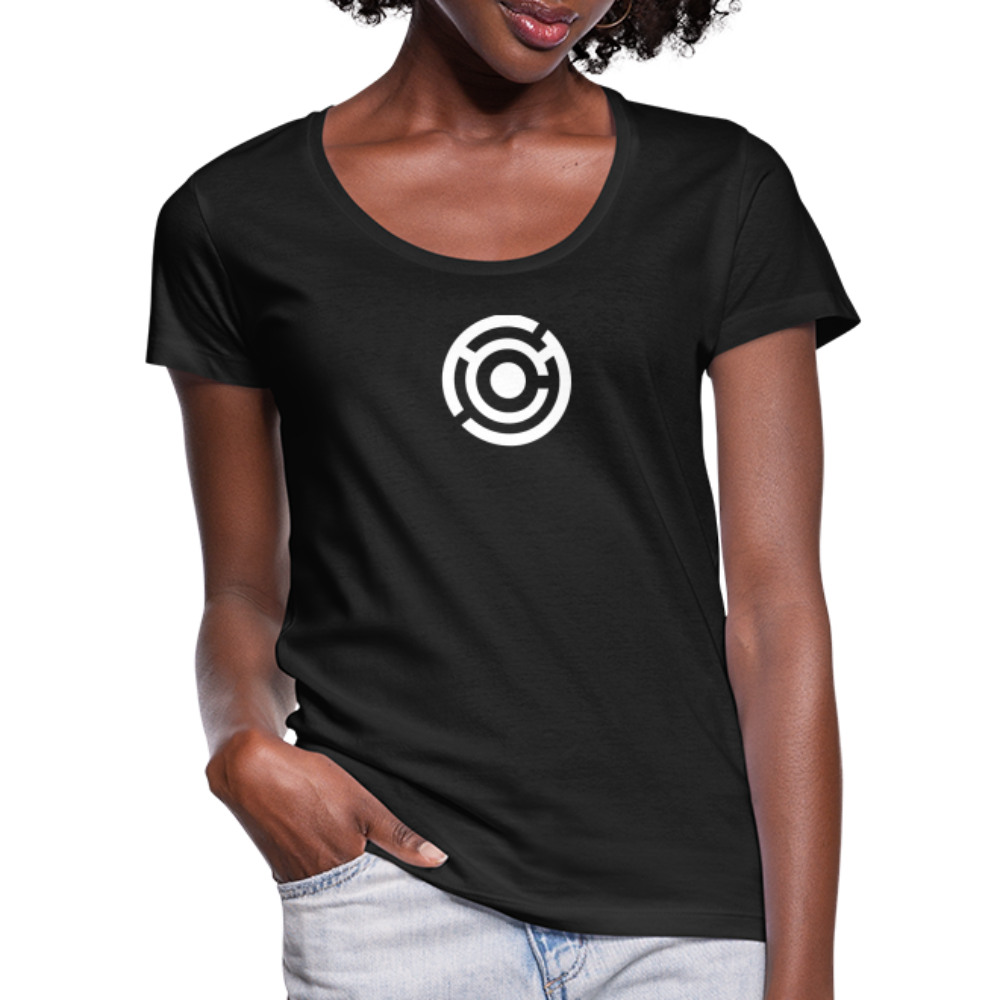 Women's Scoop Neck T-Shirt - black